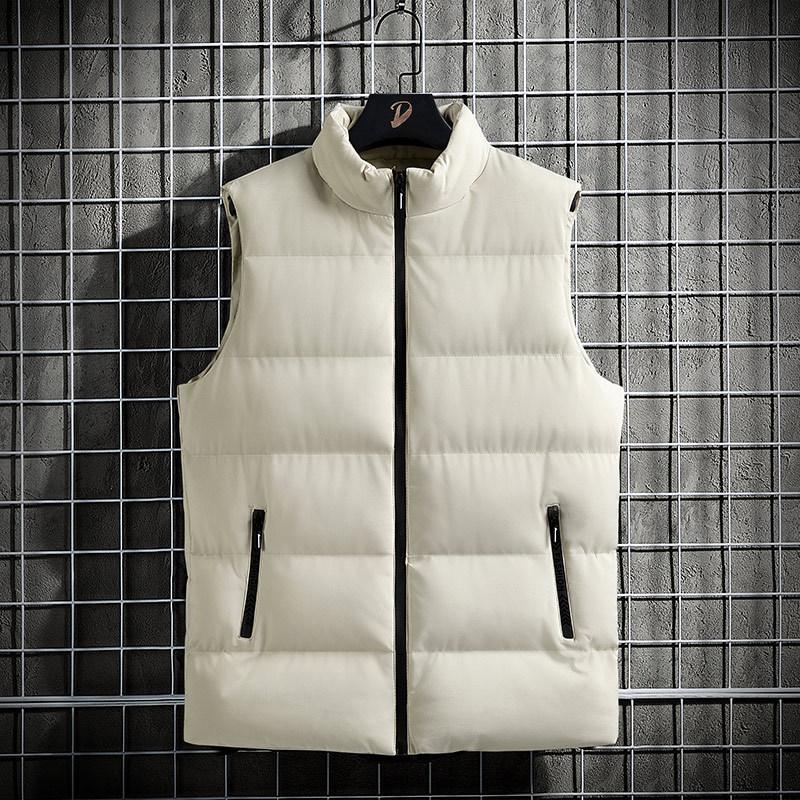 Vest men's autumn and winter light and thin trend sleeveless vest new outer wear vest jacket vest men's lapel