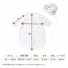 Cream de Coco in Baby Ceremony Dress and Hat Set Crotch Sizes for Boys and Perfect for Hospital Shrine Baby Baby Shower Newborn Baby Baby Product