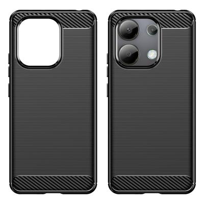 For Xiaomi Redmi Note 13 4G TPU Case Carbon Fiber Texture Mobile Phone Cover