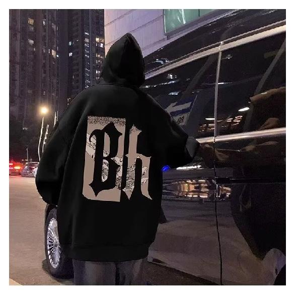 Retro-Pullover im Hong Kong-Stil für Herren, Frühling und Herbst, Kapuzenpullover für Herren, amerikanischer schwerer High Street-Ins-Mode-Marken-Baggy-Mantel