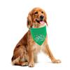 St. Patrick's Day Dog Bandanas  Dog Scarf Green Washable Scarf