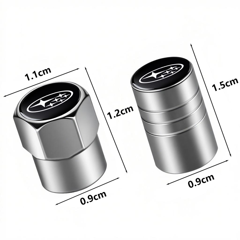 Car tire valve stem cap, valve nozzle valve cap For Subaru Forester impreza Outback Legacy Tribecacar WRC XV Car Accessories ge3