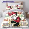 Retro-chic Minnie Mouse Themed Bedding Set – The Perfect Choice for Decorating A Child's Bedroom. Comfortable and Warm.