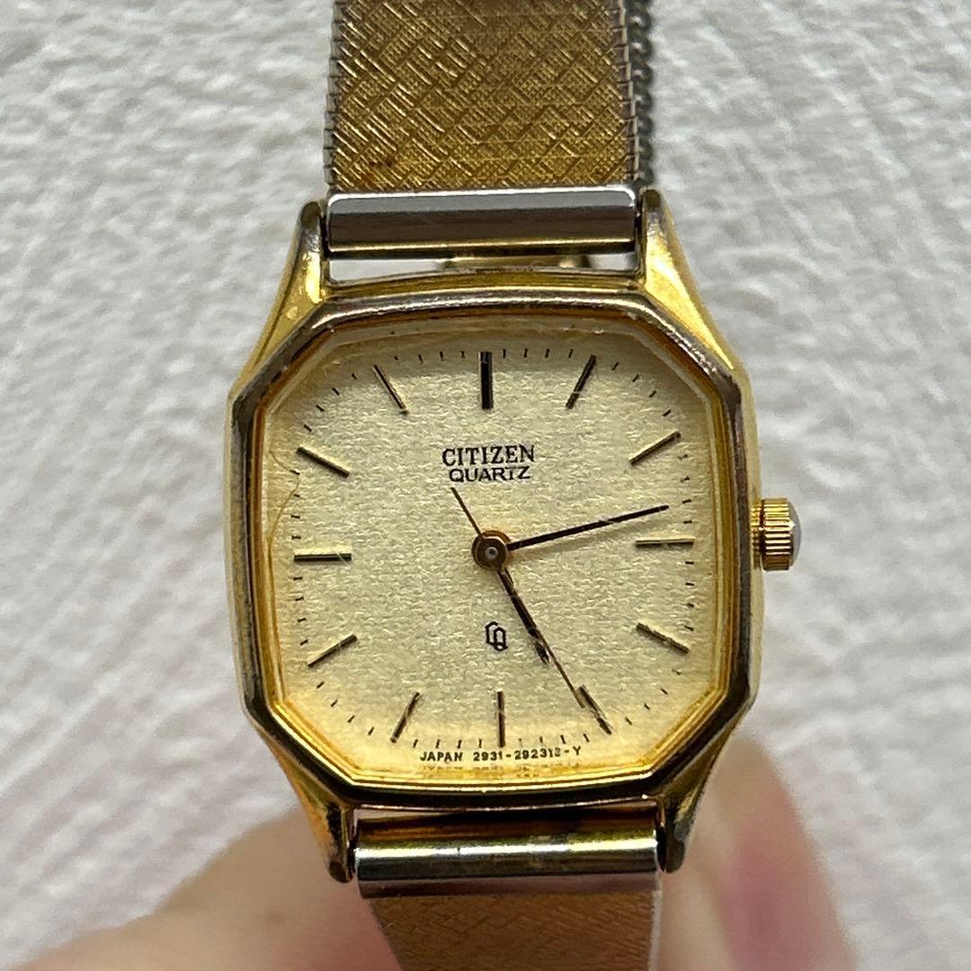 Used CITIZEN ladies watch citizen gold popular vintage immovable