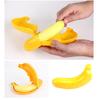 Banana Keeper oppbevaringsboks med hull BPA-fri matvarekvalitet, gjenbrukbar, enkel å rengjøre Utendørs reise Bananholder fruktbeskytterveske