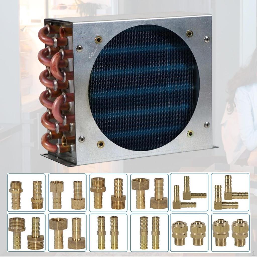 Condenser for Refrigerator Air Cooled Radiator Compact Aluminum Fin Small Water Cooling