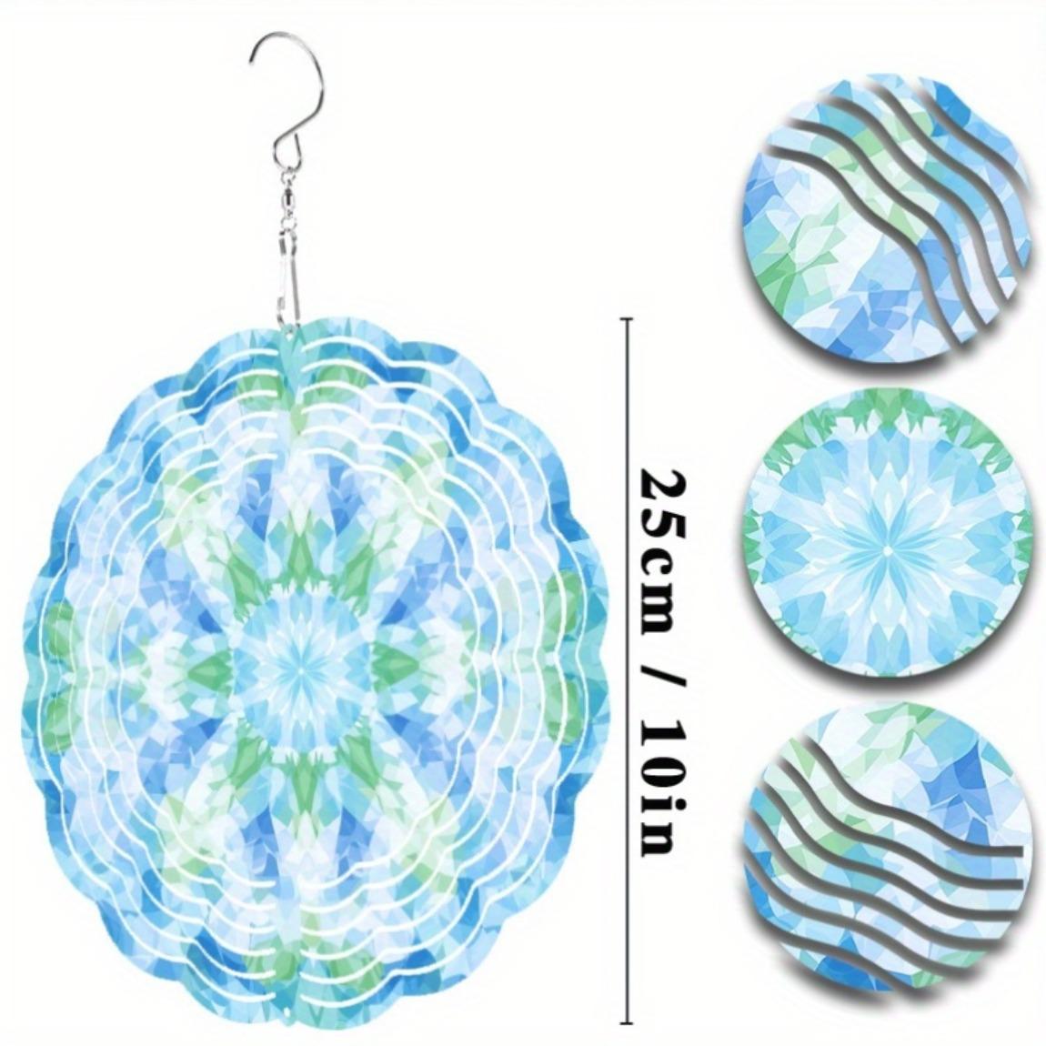 

Outdoor Wind Chime Metal Kinetic Hanging Sculpture 3D Fantasy Theme Art Garden Decoration for Indoor and Outdoor Yard Collection Small Statue 01A