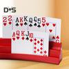 1 Set Magnetic Poker Card Holder 3 Layers Little Hands Kids Seniors Arthritis Hands-Free Paper Cards Desktop Stand Rack Tray Family Card Game
