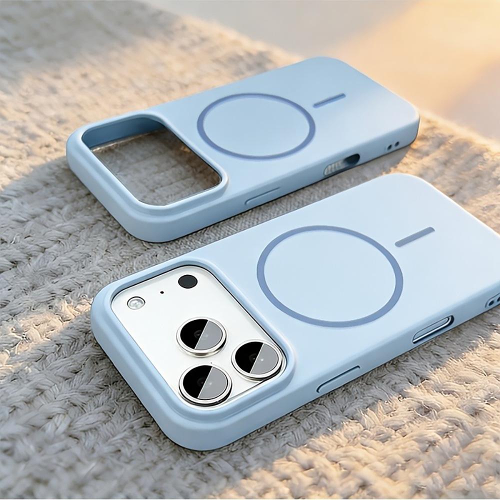 Para Carga Inalámbrica Funda Suave Para Para Iphone 17 16 1 14 13 Pro Max 17Pro Oficial al Silicona Líquida Funda a Prueba de Golpes