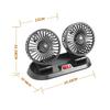 12V On-board Automobile Fan Cooling Automobile Fan Dual-head Automobile Fan Adjustable Automobile Cooler Fan Automobile Fan