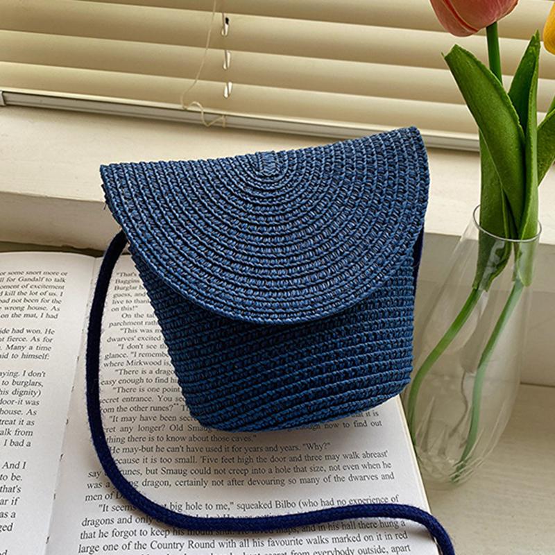 Handbag French Straw Woven Bag Shoulder Bag Sen Series Bag Pastoral Crossbody Bag Summer Bag