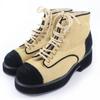 Excellent Short Boots COCO Mark Harako Suede Leather Beige 36 G39505 Used