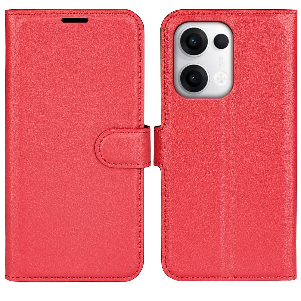 For Oppo Reno13 Pro 5G Case Litchi Texture Shockproof Leather Wallet Phone Cover