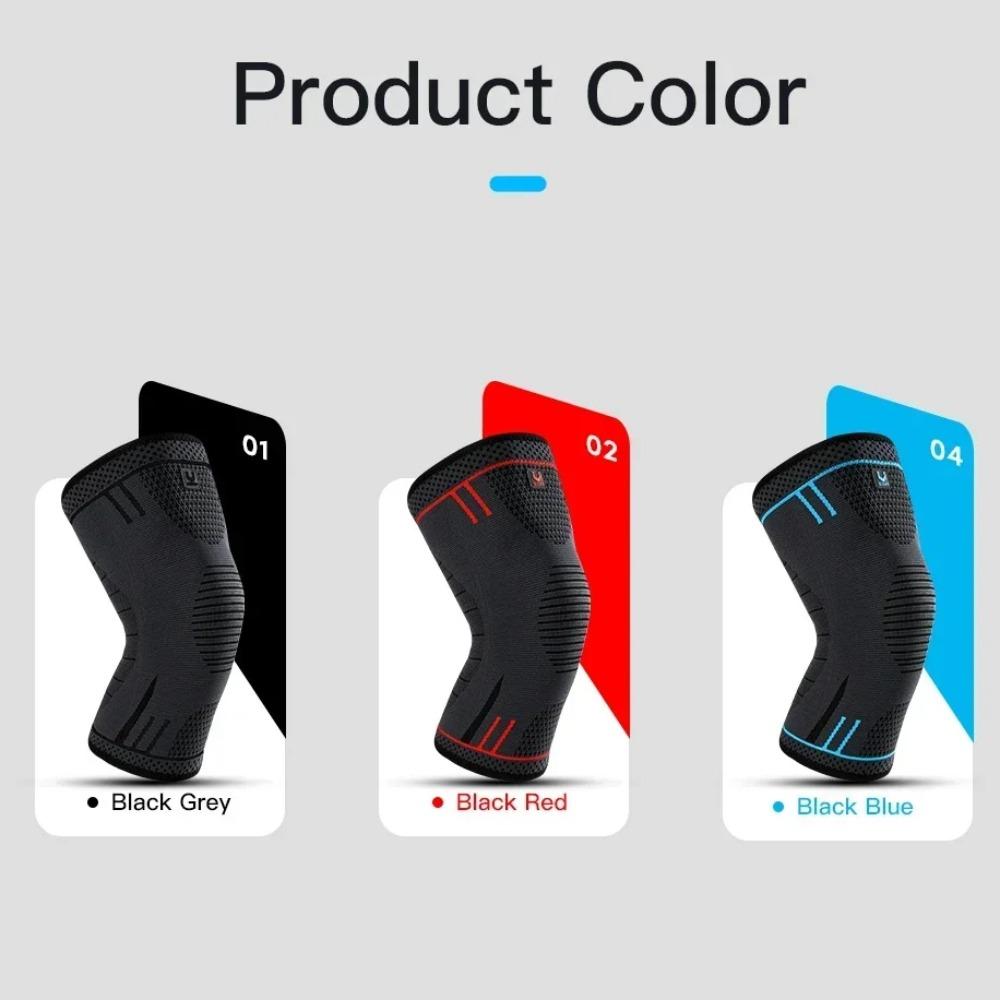 1 Paar Atmungsaktive Sport-Knieschützer Hochelastische Sport-Kniebandage Knieorthesen Fitness