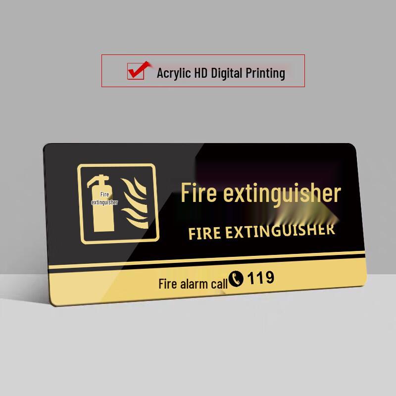 BELIK Fire Extinguisher & Hydrant Safety Sign