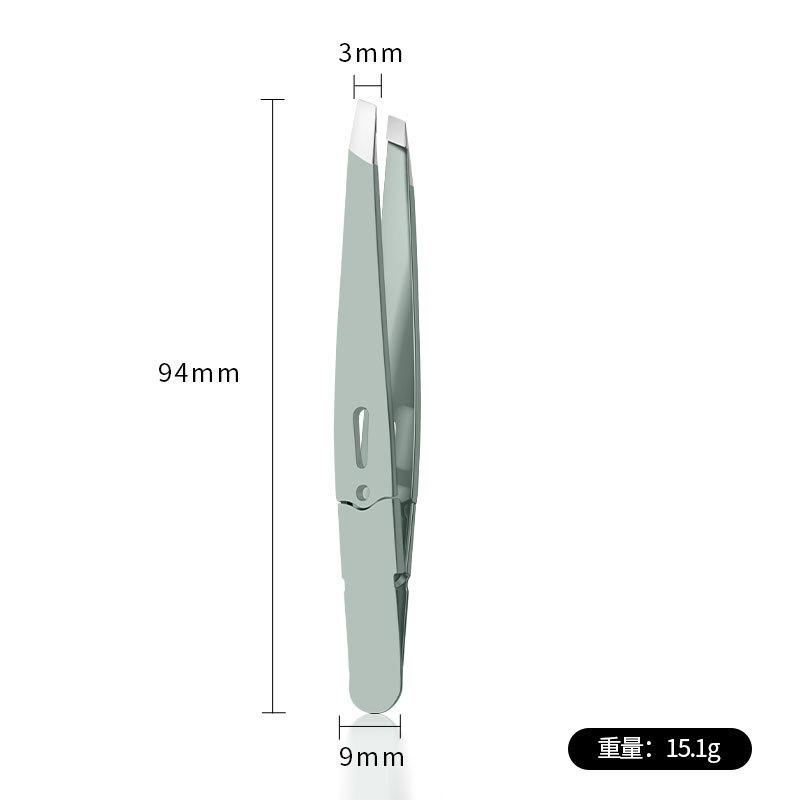 Premium German Style Precision Tweezers, Stainless Steel Professional Eyebrow Eyelash, Beard Removal Salon Home Makeup Tools