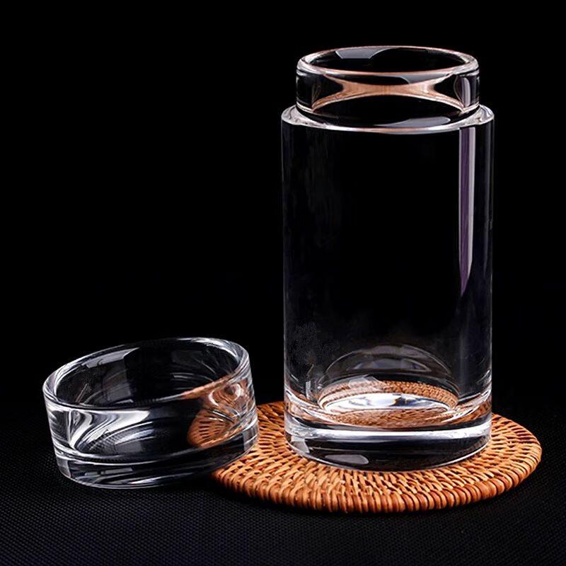 Hand-Polished Natural Crystal Teacup with Lid
