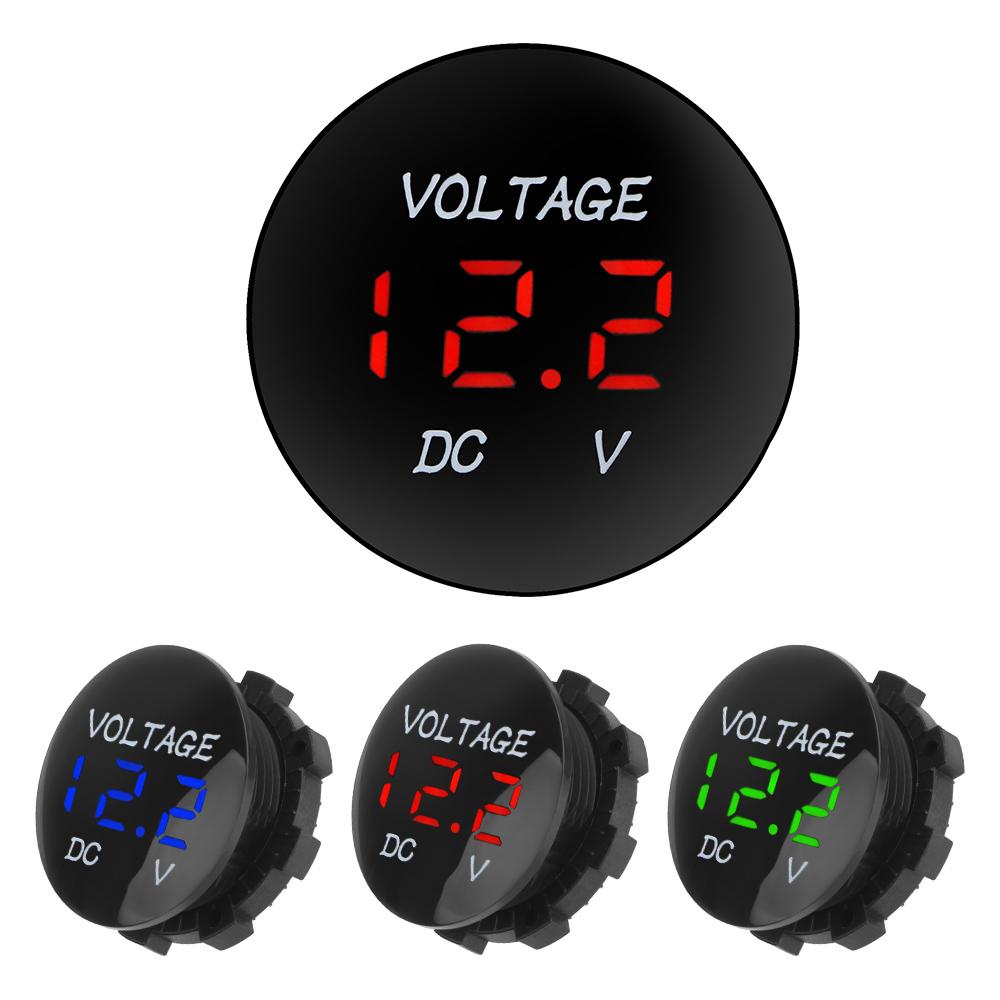 Mini Digital Voltmeter Ammete Voltage Meter Tester Voltmeter Meter Led Display For Car Auto Motorcycle Boat