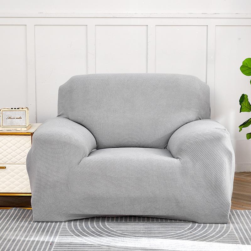 Knitted Corn Stretch All-Inclusive Sofa Cover Full Covered Thick Polar Fleece Sofa Bedspread Tight Bag Pad