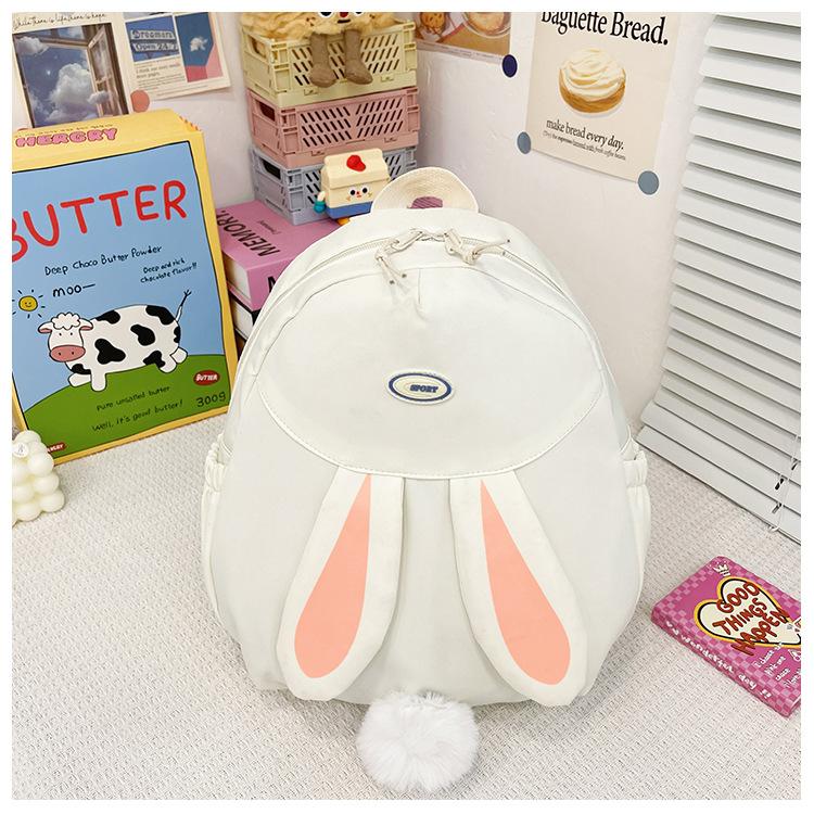 Schoolbag new Oxford cloth kindergarten cute rabbit backpack student campus mini schoolbag children spring outing small backpack