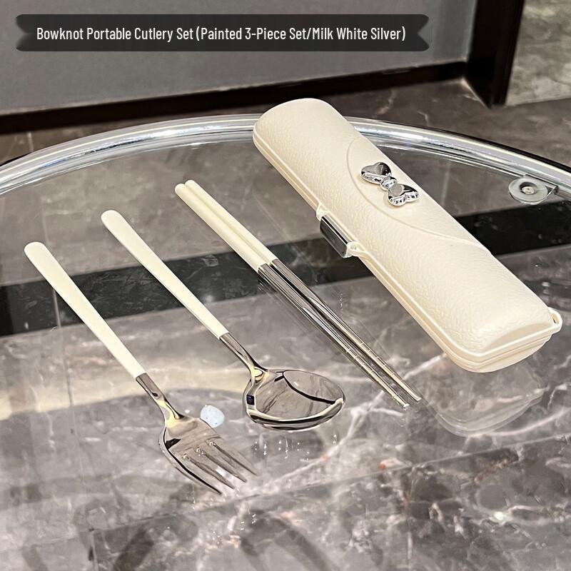 Zhao Ran Bowknot Portable Stainless Steel Cutlery Set