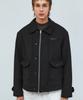Trip Le Sens Double Button Flight Blouson_Gray