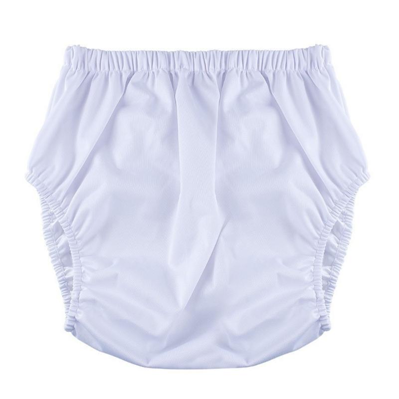 Water Resistant Adult Diaper Cover with Elastic Leg Openings Washable Incontinence Pants for Enhances Leak Protection