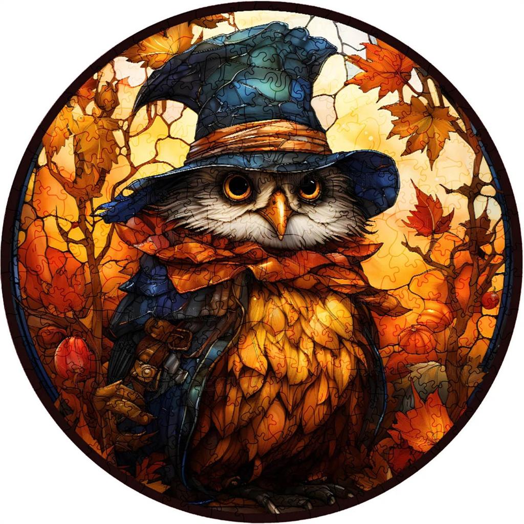 Round Home Decor Draw Unique Wooden Puzzles Ideal for Learning Playthings Adultsblue sky Thinking Puzzles Games Wooden Jigsaw Crafts Present