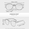 KINGSEVEN Luxury Causal Large Frame Sunglass Women Sunscreen Fashion Polarized UV400 Glasses Outdoor Driving Alloy Eyeglasses