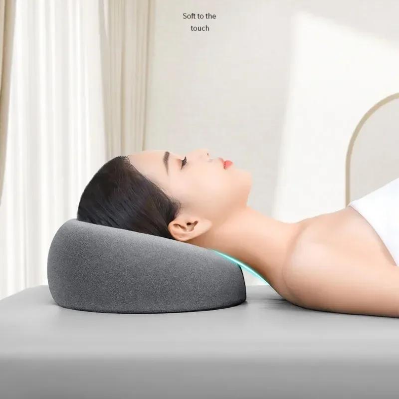 Ergonomisches Liegekissen aus Memory-Schaum, atmungsaktives Kopfstützenkissen, Körpermassage-Gesichtsruhekissen für den Schönheitssalon
