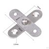 2Pcs Stainless Steel Concealed Degree Rotary Hinge Revolving Door