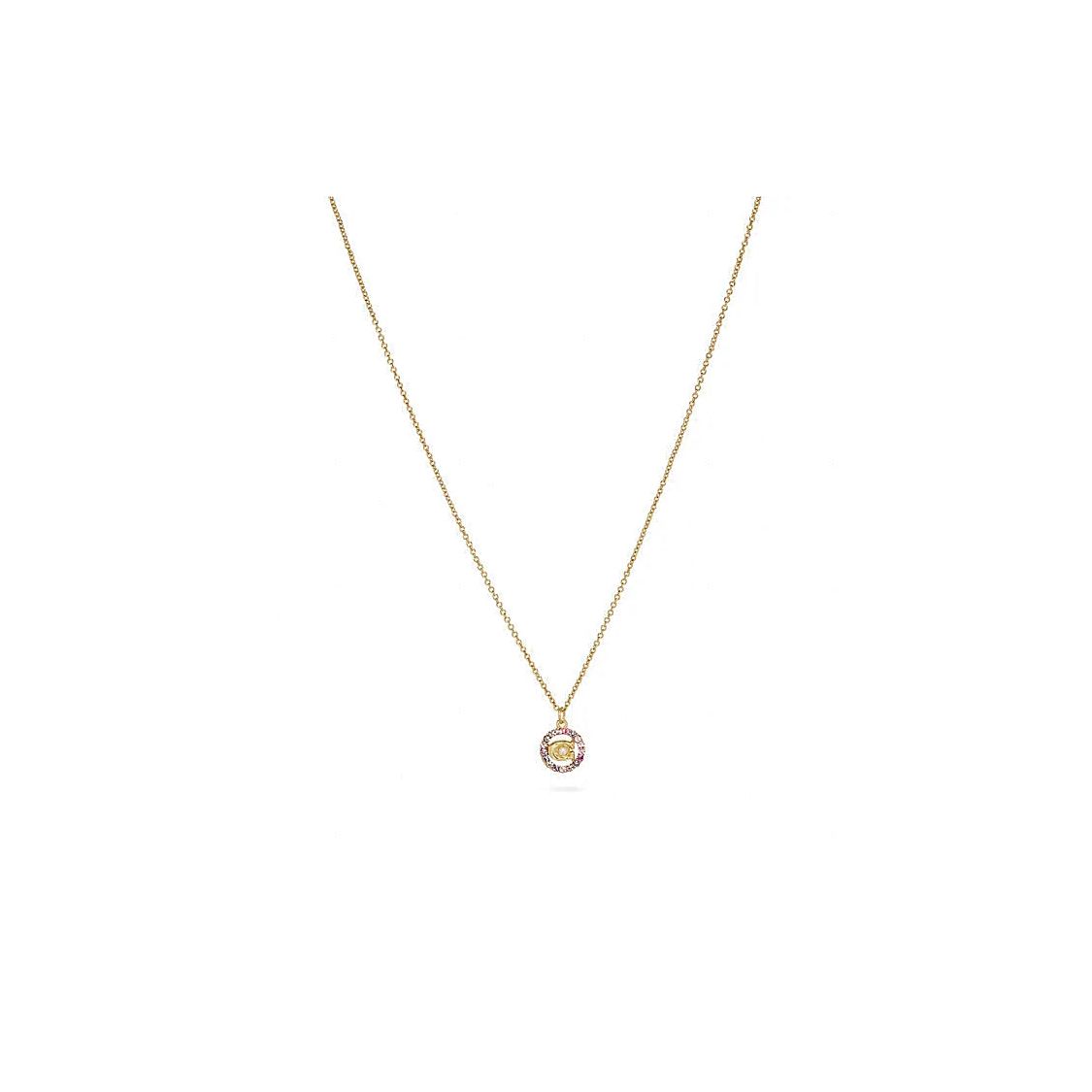 Coach Classic Logo Beautiful Necklace Women necklace Gold C9354-T6I Gold,F