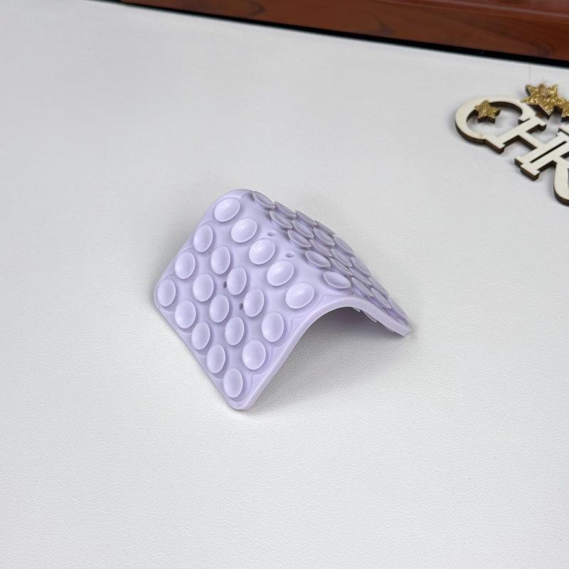 Silicone Suction Cup Phone Holder Multi-Functional Anti-Slip Mobile Fixture Pad Double Sided Detachable For Phone Tablet