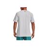 Under Armour Logo Print Crew Neck Short Sleeve T-Shirt Men T-Shirts Gray 1361676-014
