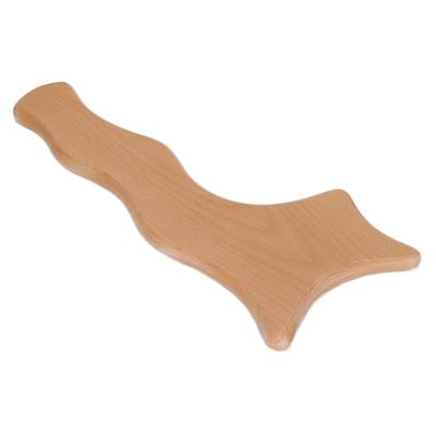Hölzernes Gua Sha Brett Stimulierend Lymphdrainage Cellulite Guasha Massagebrett