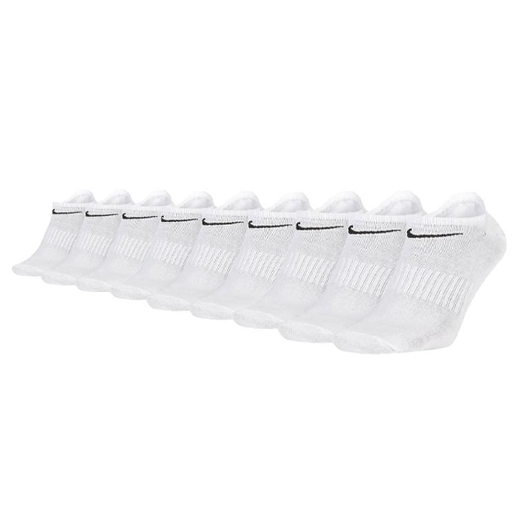 Nike Everyday Lightweight Breathable Sports Socks Unisex White SX7678-100 S