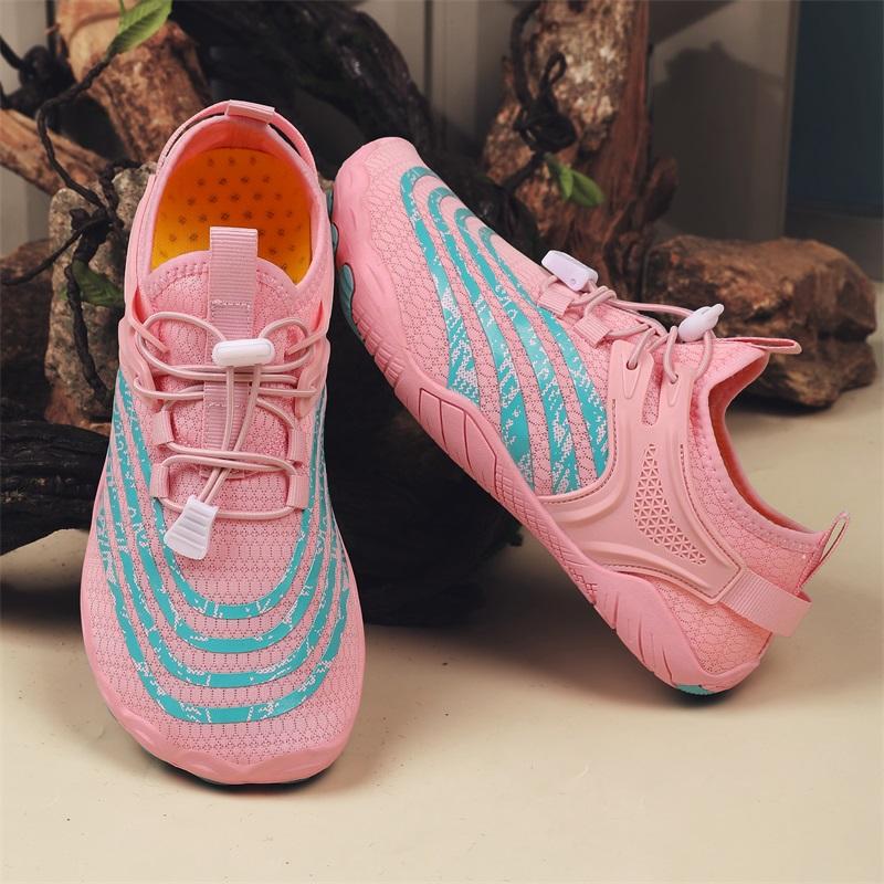 Men Women Water Shoes Quick Dry Non-Slip Five Finger Shoes Outdoor Wading Swimming Barefoot Aqua Shoes Lightweight Sneakers