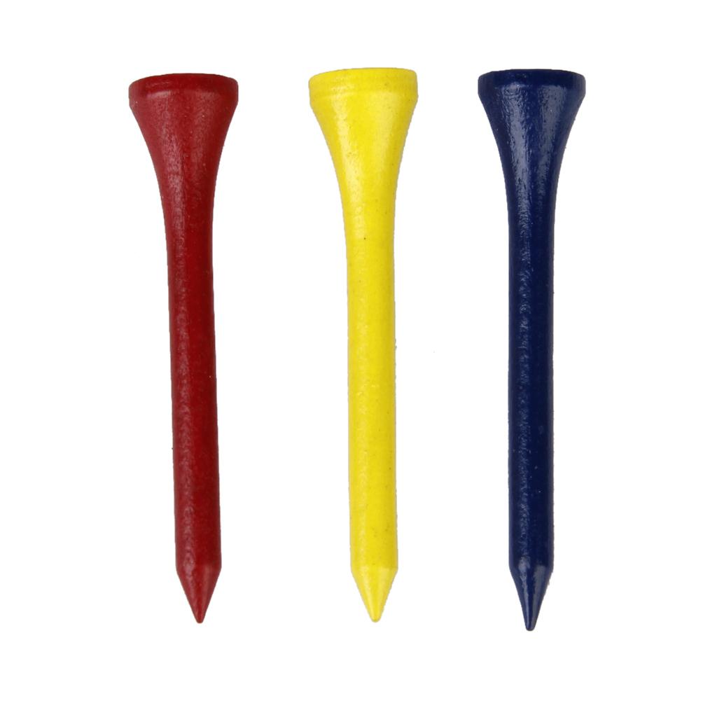 200x Mixed Color Wooden Wood 54mm Tool Accessories