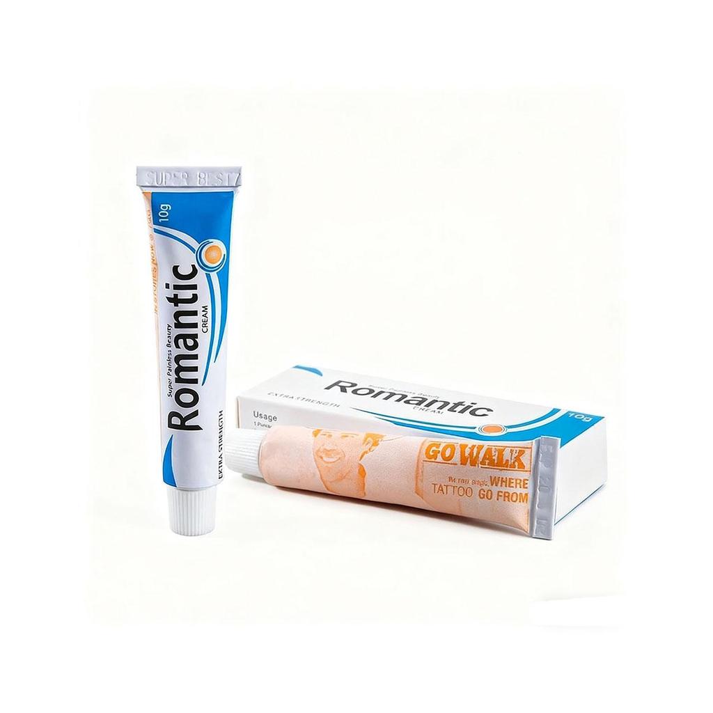 10g Tattoo Anesthetic Fast Skin Numbing RomanticWHITE Cream   Semi Permanent