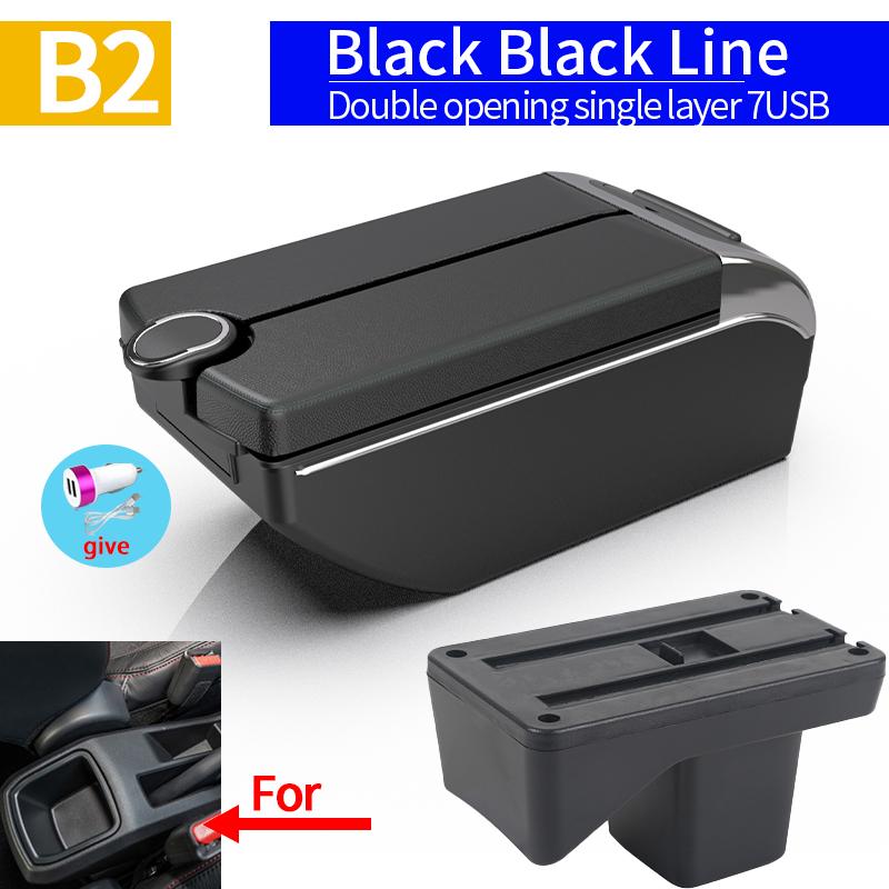 For Perodua Axia jhe5 Agya jhe5 Wigo car armrest interior center console storage box modification 2023 2024 2025 car parts UDS3