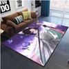Anime Demon Slayer Kimetsu No Yaiba Print Floor Mats Area Rug Carpets Mats Floor Rug For Living Room Non-slip
