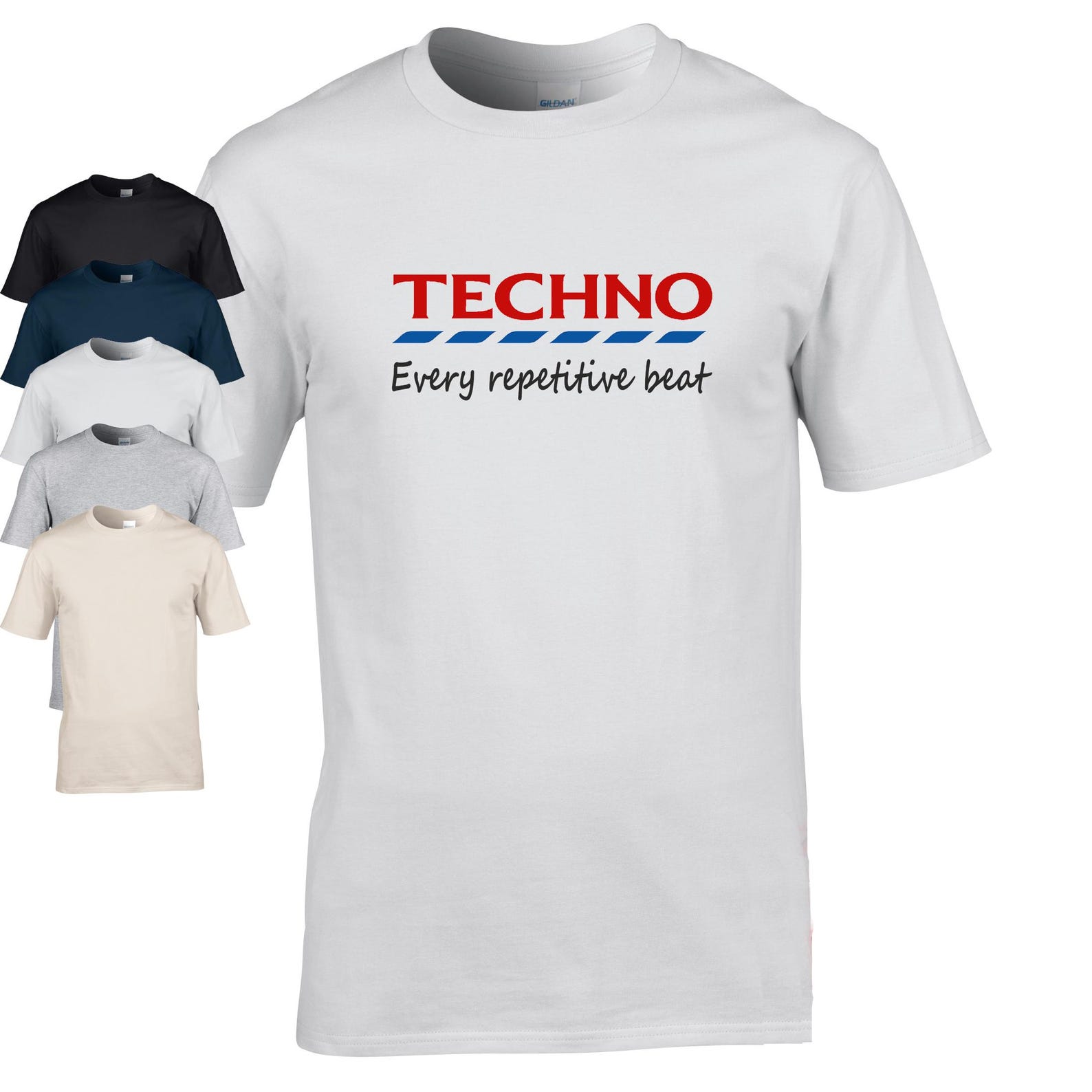 Techno Every repetitive beat T-Shirt EDM UK M