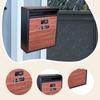 Wall Mounted Mailbox Lockable Looking Mailbox Large Capacity External Post Box for Newspapers Gate Paper Magazines Outdoor