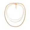 European and American simple fashion temperament light luxury multi-layer metal chain necklace cold wind ins versatile item decoration
