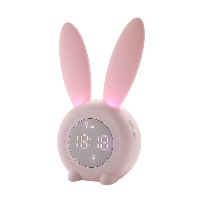 Réveil Enfant Avec Veilleuse Et Thermomètre - Affichage LED, Minuterie De Sommeil, Autonomie 30h - Pour Chambre, Apprentissage Du Sommeil