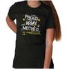 US Army Star Logo Proud Military Mother Mom Womens Graphic Crewneck T Shirt Tee