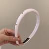 New Bow Fairy Hoop Headband Elegant Washing Face Headband Hair Accessories Soild Color Hair Bands for Women