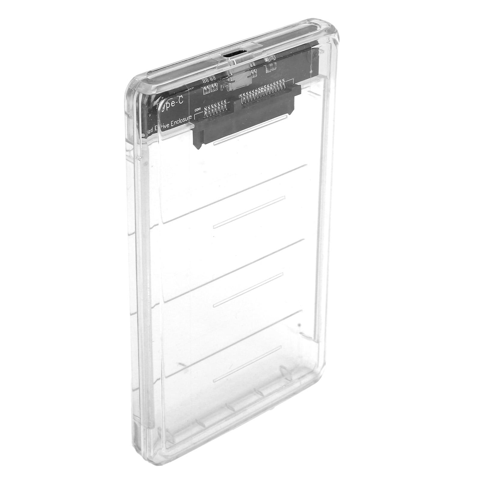 

Hard Disk Case 2.5 Inch TypeC to Sata Mobile 3.1 HighSpeed Computer Hard Drive Enclosures for SSD HDD SATA To USB (Not