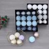Luxury Snowflake Pattern Christmas Ball Gift Box - Multicolor Tree Ornaments