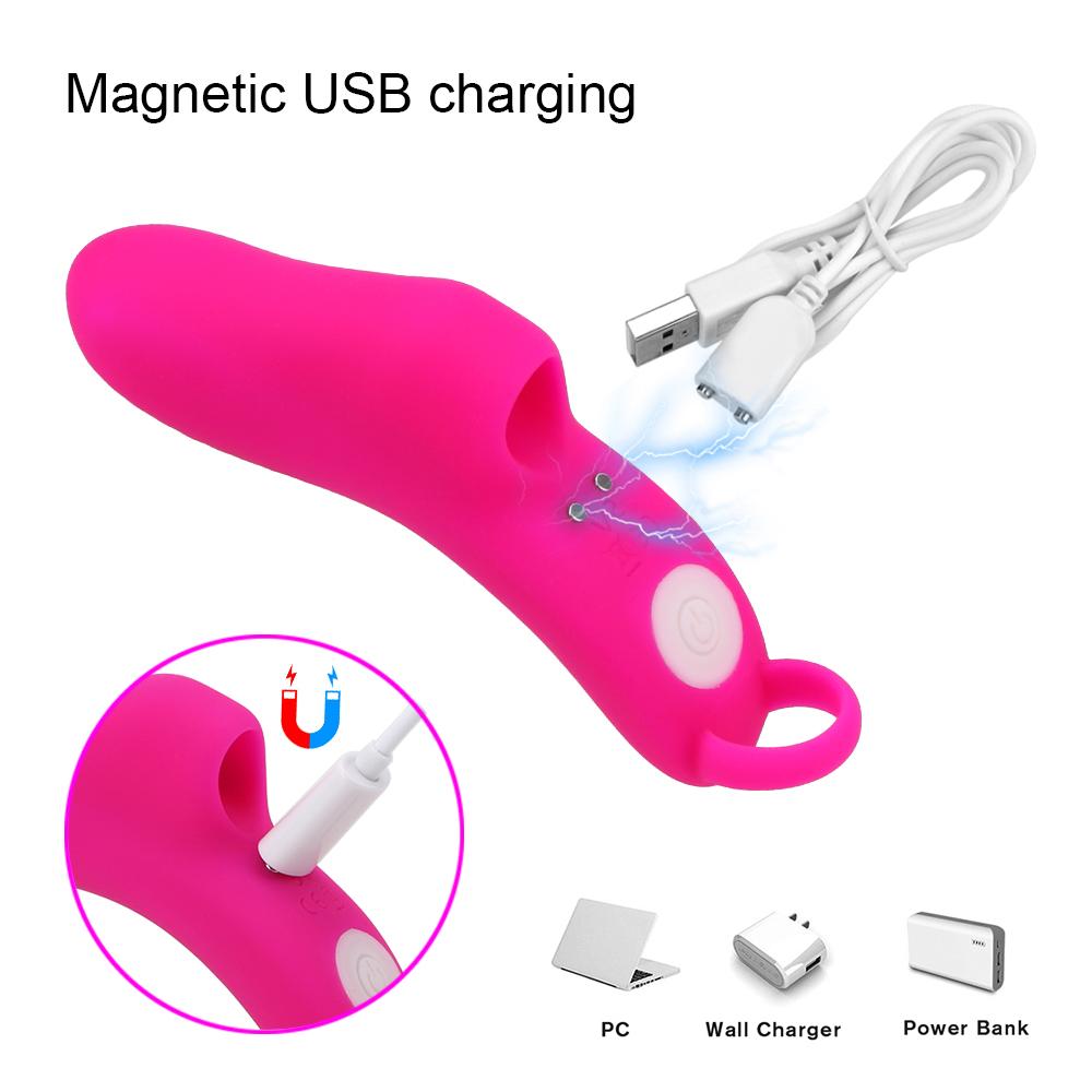 Sex Toys for Women Female Masturbator Finger Vibrator 9 Mode Wireless Clitoris Stimulator Silicone